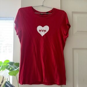 Red Heart Baby Tee